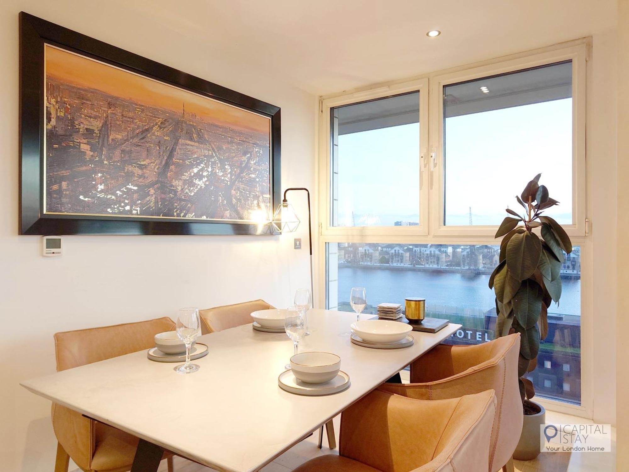 Deluxe Two Bed Apartment With River & City View Londyn Zewnętrze zdjęcie